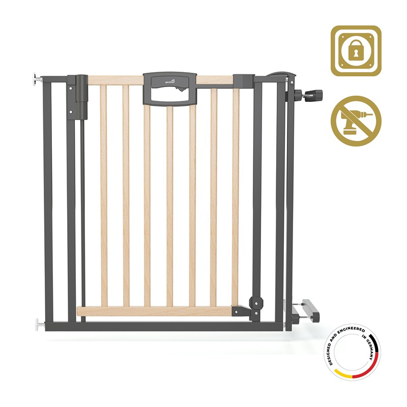 Barriere Escalier Easylock Wood Plus Geuther Bambinou