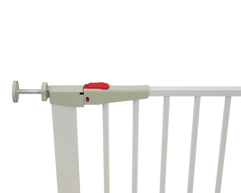 Barrière de sécurité extensible Webaby métal blanc AT4 - Bambinou