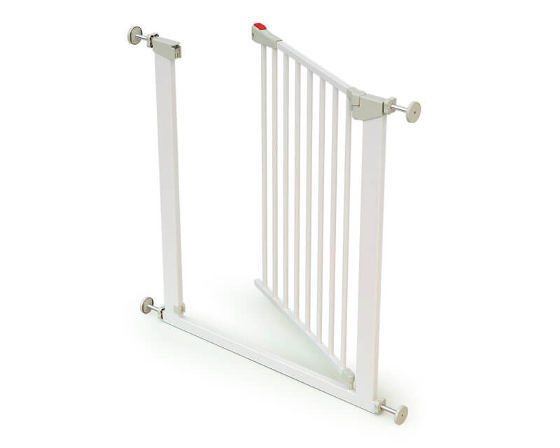 Barrière de sécurité Ultra-Extensible WEBABY Blanc & Gris - AT4