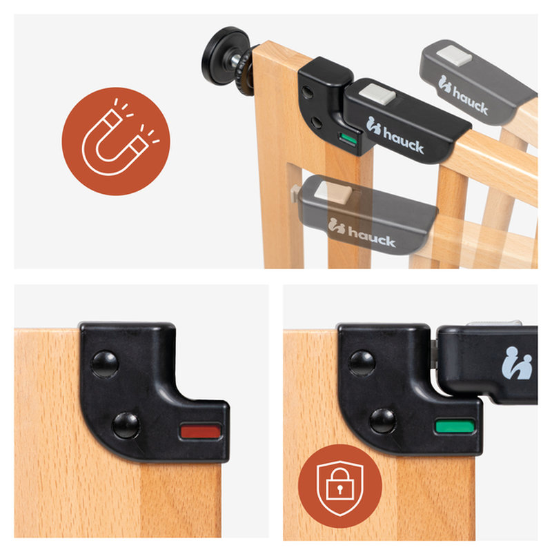 Barrière de sécurité Clear Step Easyclose Eco Beech Hauck système