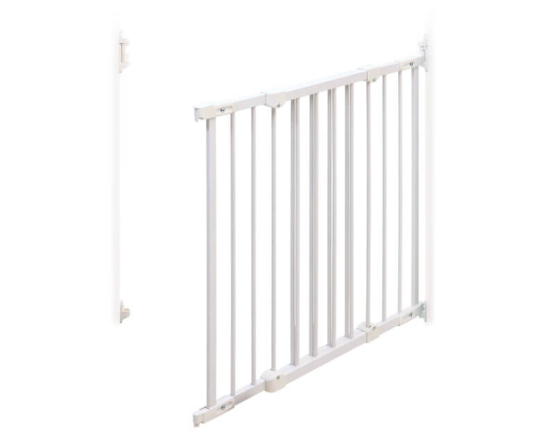 Barrière de sécurité Ultra-Extensible WEBABY Blanc & Gris - AT4