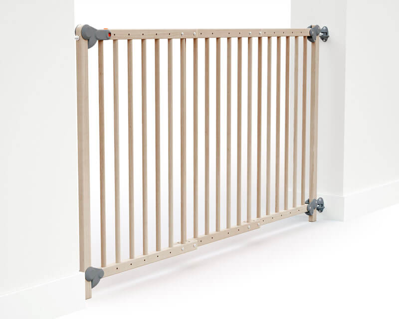 Barrière de sécurité ultra-extensible Webaby de 73 à 152 cm à visser