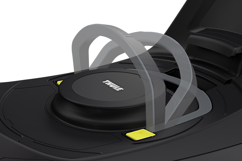 Base isofix Thule Alfi Thule poignée de réglage