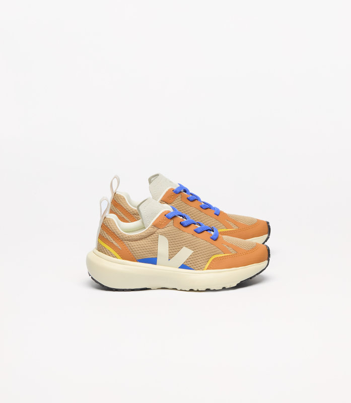 Basket Small Canary Light Alveomesh Dune Calcaire Umber Taille 24 Veja profil 