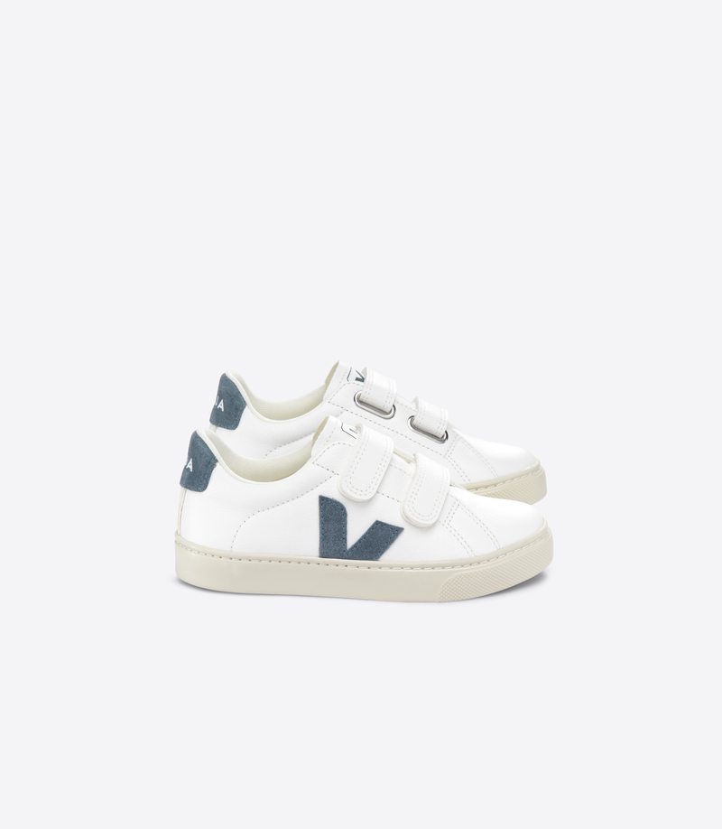 Baskets Small Esplar ChromeFree Leather Extra-White California Veja lateral