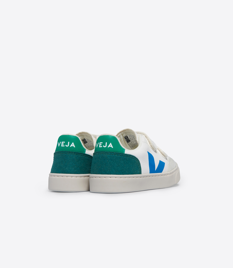 Baskets Small V-12 ChromeFree Leather Extra-White Multico-Brittany Veja derriere