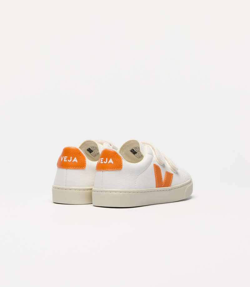 Baskets Small Esplar ChromeFree Leather Extra-White Fury Veja dos