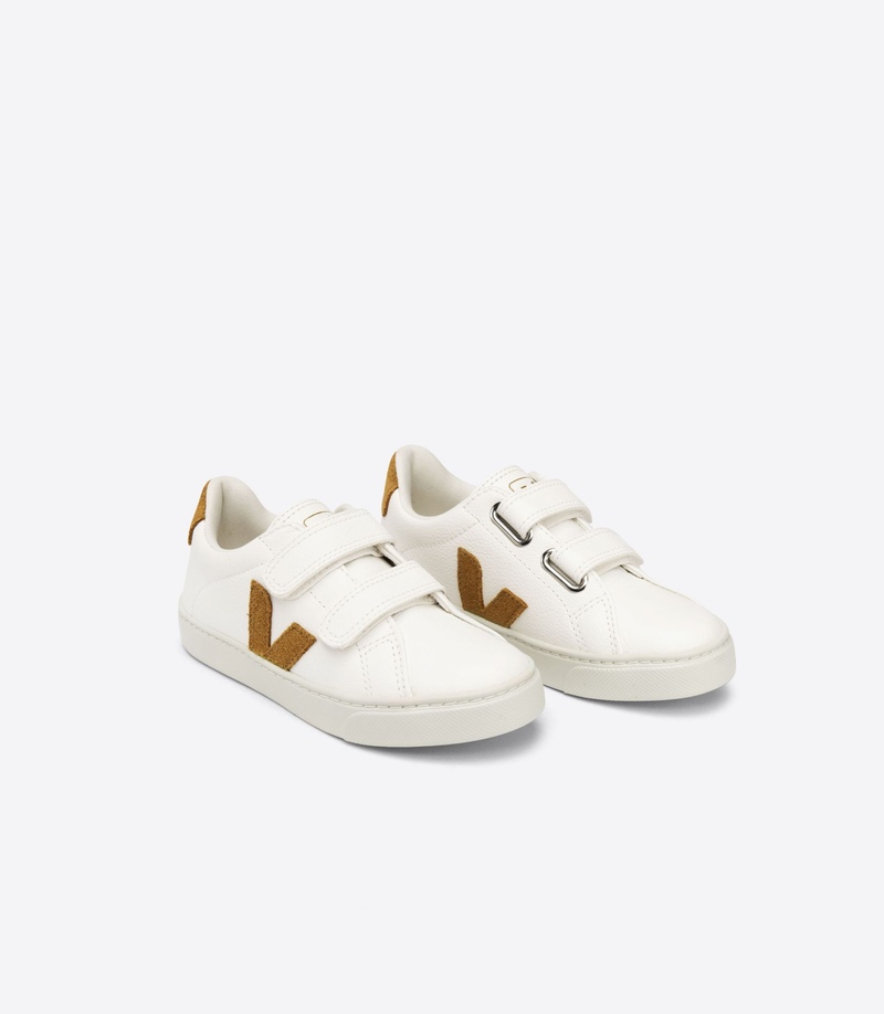 Baskets Small Esplar Extra White Camel Veja produit face