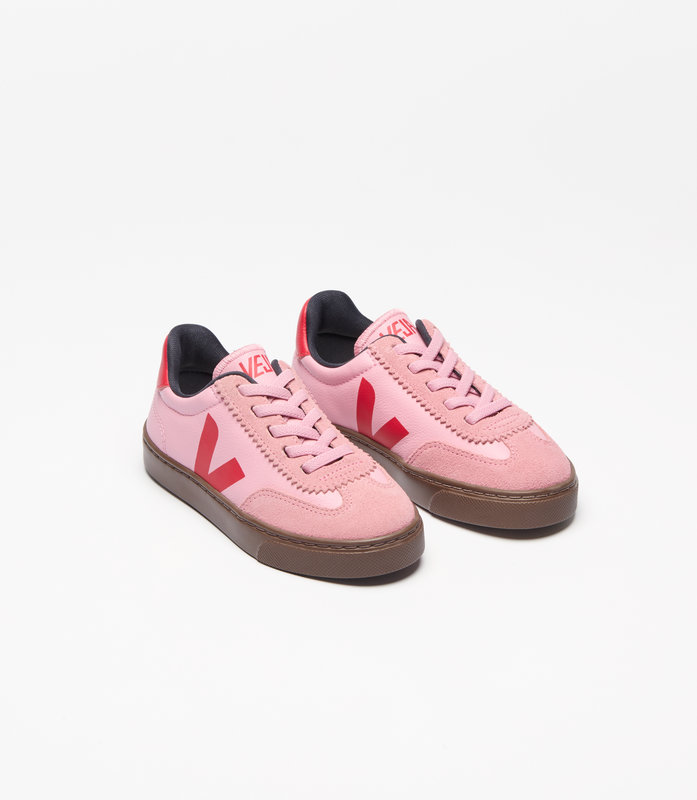 Baskets Small Volley Guimauve Pekin Bark Taille 24 Veja côté