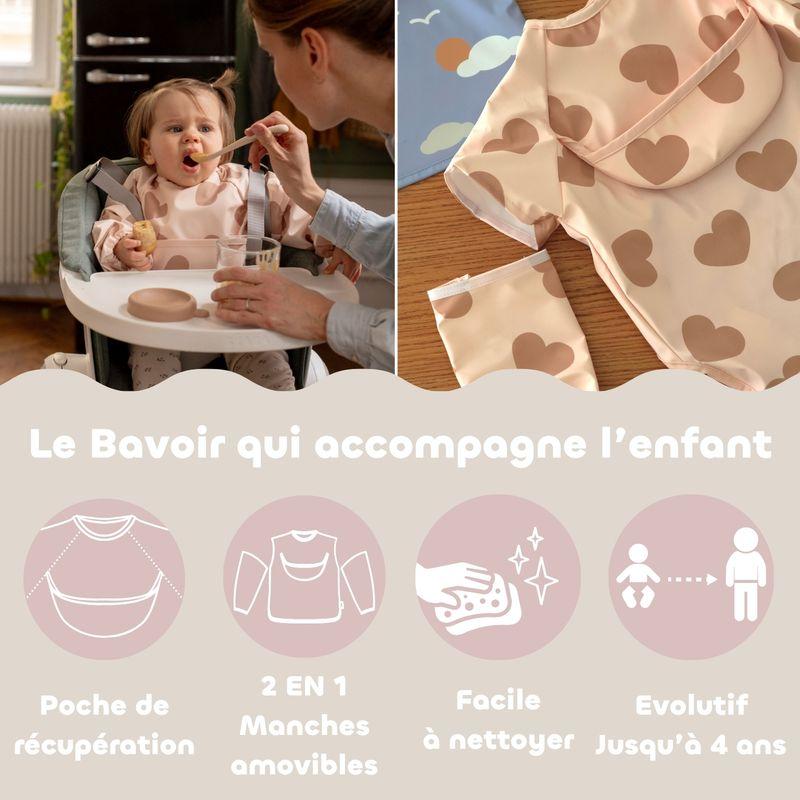 Bavoir à manches évolutif et 2 en 1 - BigLove BEABA caractéristiques 3