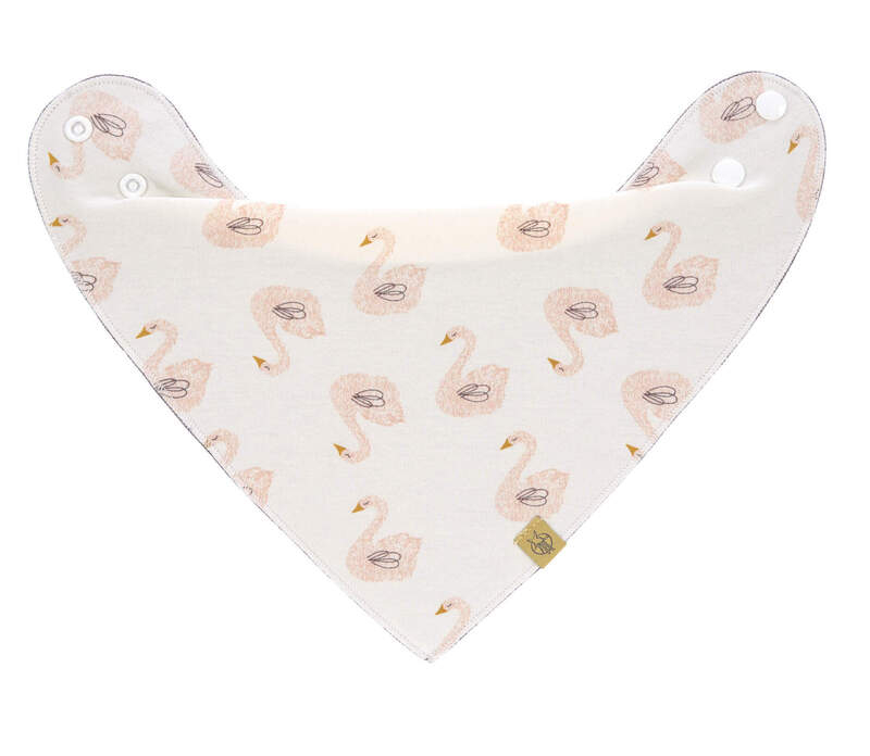 Bavoir bandana en mousseline de coton Lassig Produit