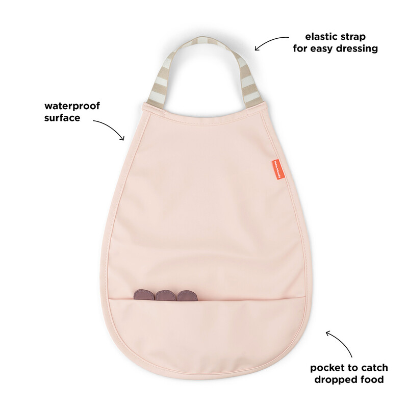 Bavoir élastique Croco Rose Done by Deer information