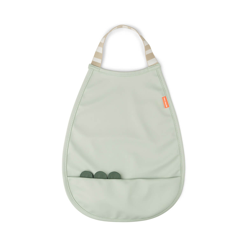 Bavoir élastique Croco Vert Done by Deer produit face