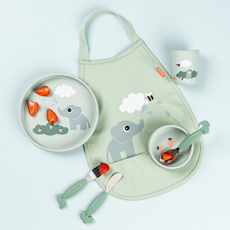 Bavoir élastique Elphee Vert Done By Deer lifestyle 1