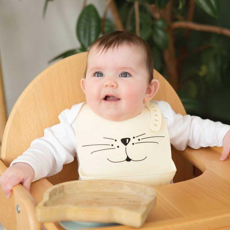 Bavoir en silicone Chat Sapin  TROIS KILOS SEPT lifestyle