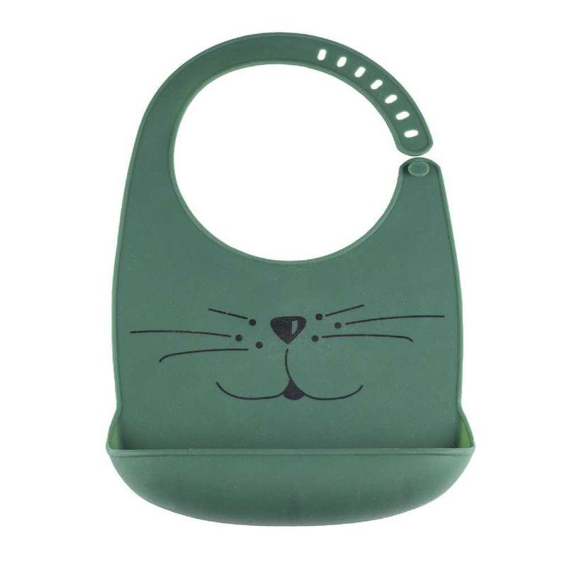 Bavoir en silicone Chat Sapin  TROIS KILOS SEPT