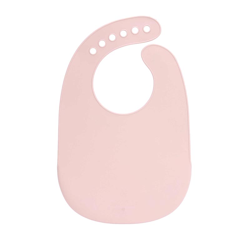 Bavoir silicone avec poche Little Chums Souris rose Lässig