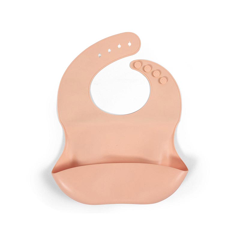 Bavoir en silicone Peach Filibabba