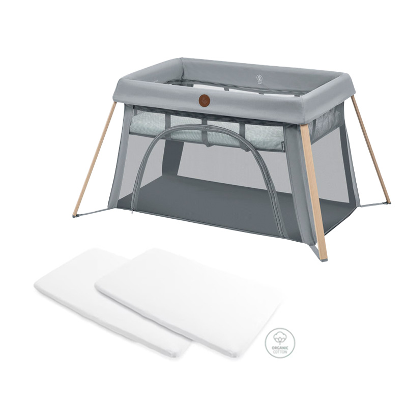 Pack Lit de voyage Calao Light + lot de 2 drap housses Maxi Cosi cover