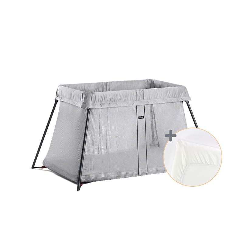 Pack Lit Parapluie Light Babybjorn + drap housse Babybjorn cover