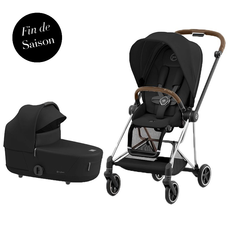 Pack poussette Mios 3 + Nacelle Luxe Cybex logo