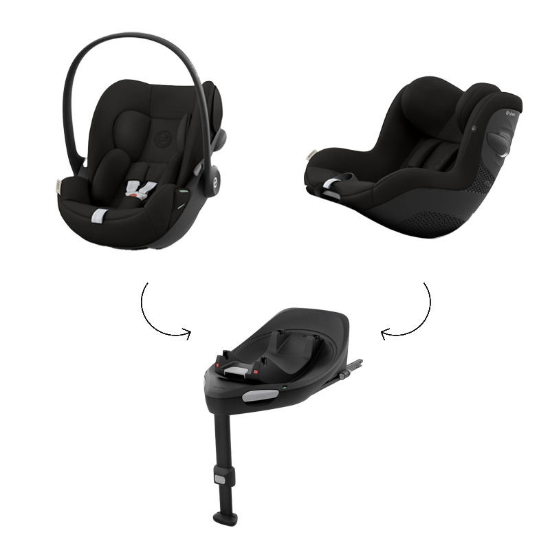 Pack sièges-auto Cloud G i-Size + Sirona G i-Size + Base G CYBEX COVER