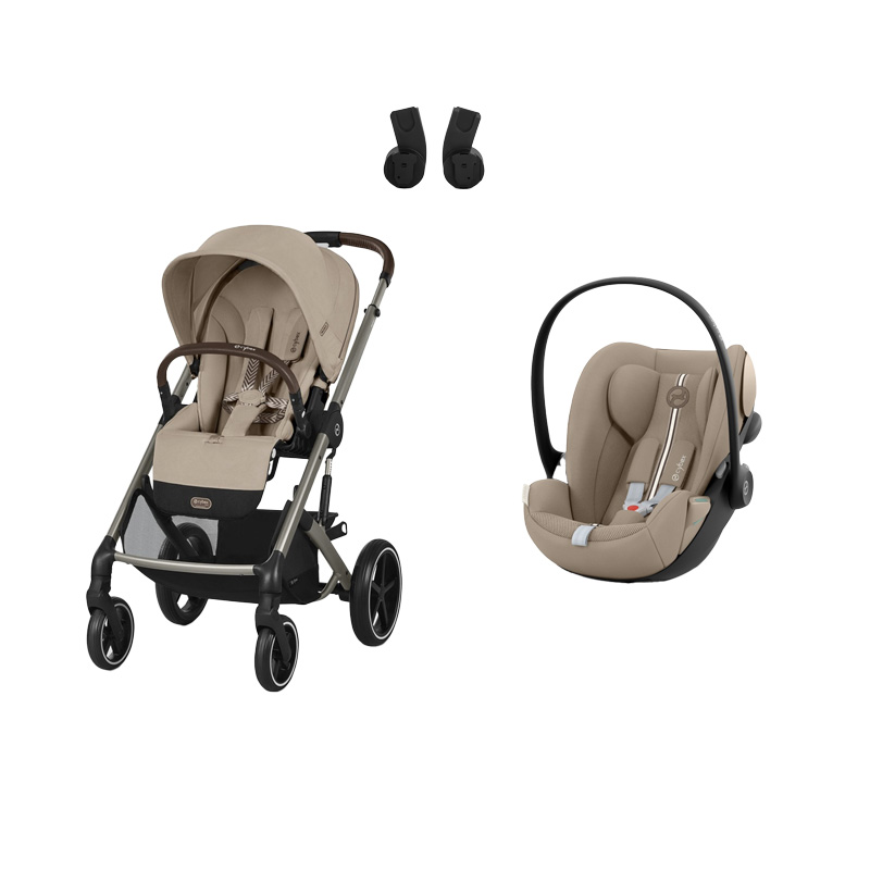 Pack duo Poussette Balios S Lux 2 2024 + siège-auto Cloud G i-Size Cybex cover