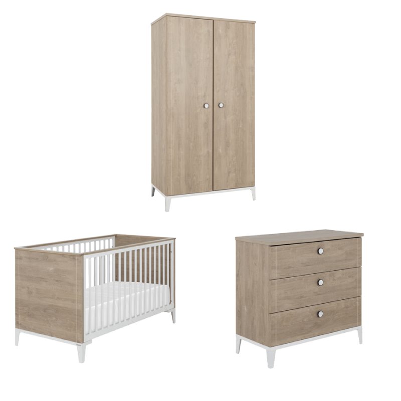 Chambre Marcel : lit, commode et armoire Galipette cover