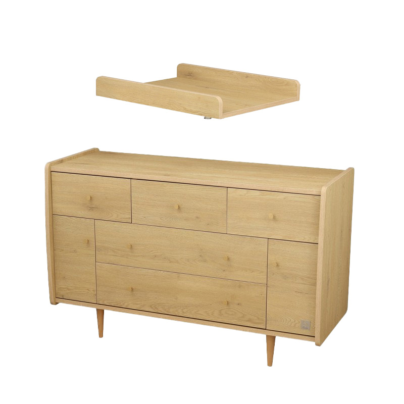 Commode Buffet My Love + plan à langer coulissant Sauthon cover