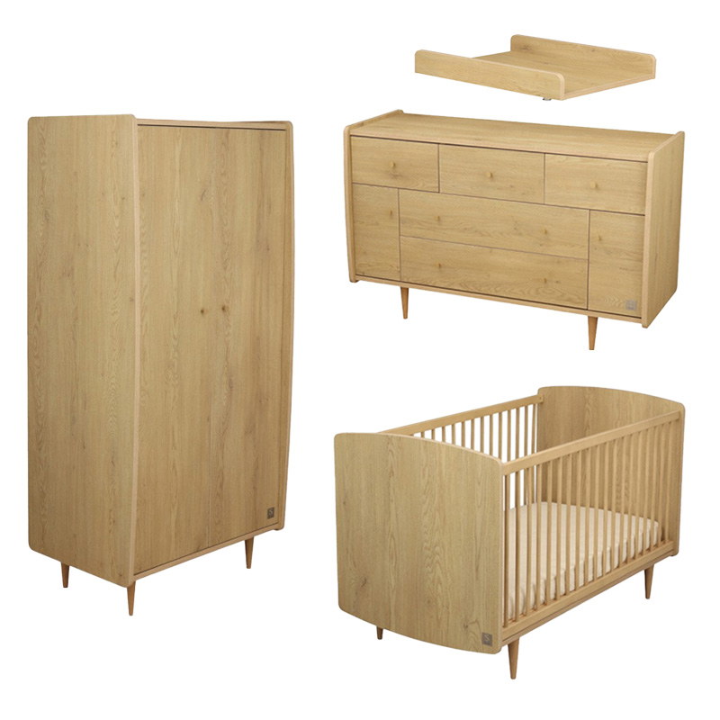 Chambre My Love : lit, armoire, commode buffet + plan à langer Sauthon cover