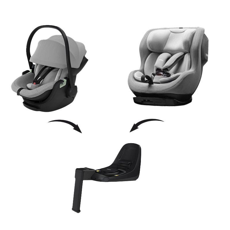 Pack sièges-auto Maple + Elm dos route + Base isofix Alfi THULE cover