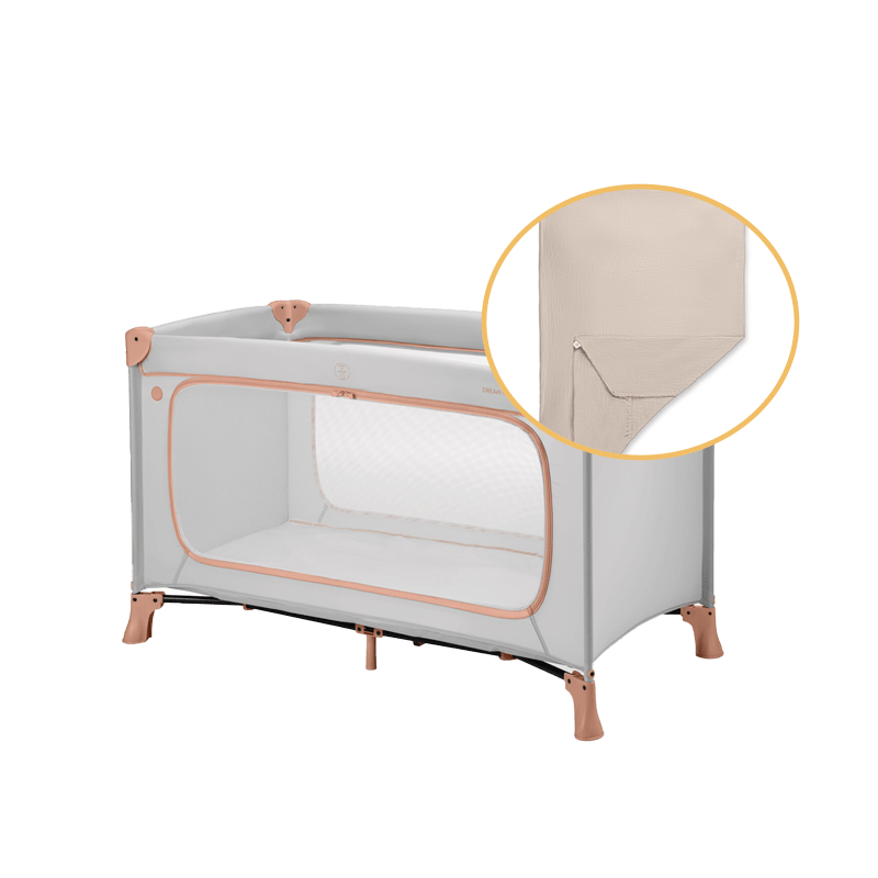 Pack Lit de voyage Dream N Play Plus Dusty + drap housse Hauck produits