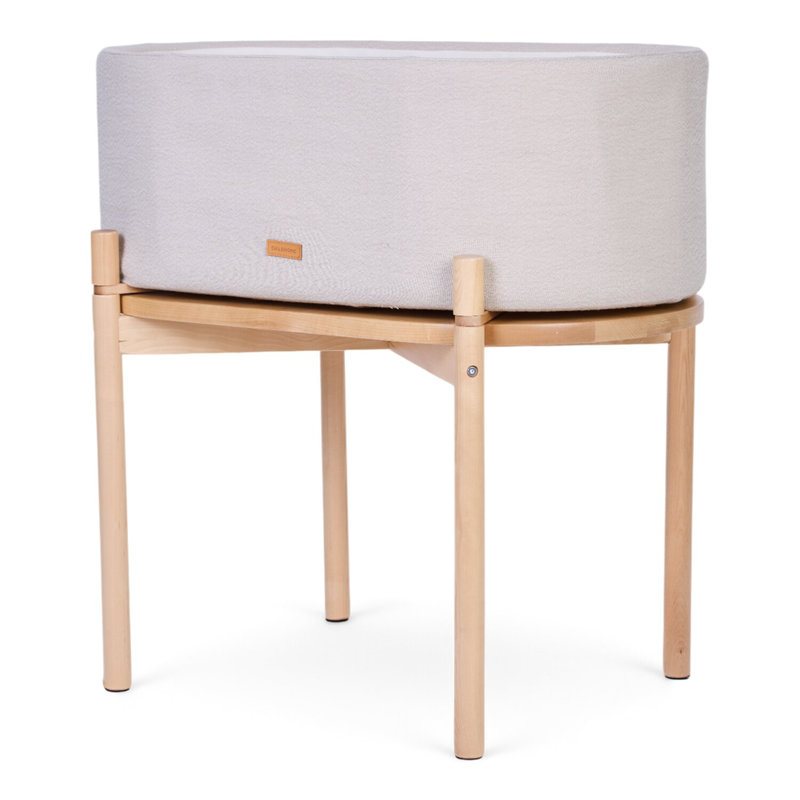 Berceau Bébé Évolutif en Table de Jeu Lin Beige Childhome côté