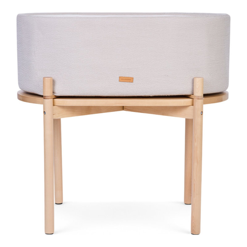 Berceau Bébé Évolutif en Table de Jeu Lin Beige Childhome face