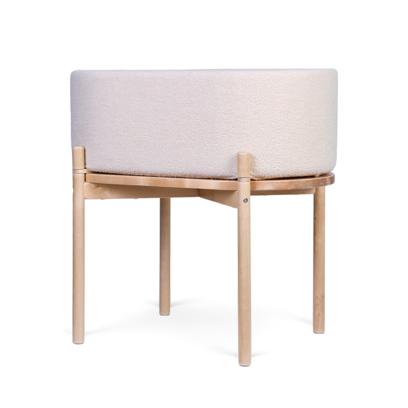 Berceau Bébé Évolutif en Table de Jeu Teddy écru Childhome Produit profil