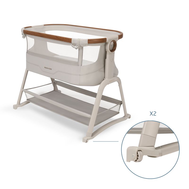 Berceau Cododo Iora Plus Elegance Beige Maxi Cosi roulettes