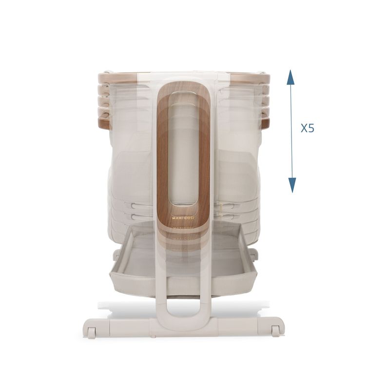 Berceau Cododo Iora Pro Elegance Beige Maxi Cosi réglable en hauteur