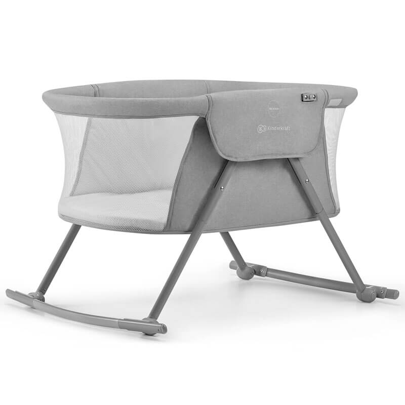 Berceau pliable Lovi Gris Kinderkraft sans capote