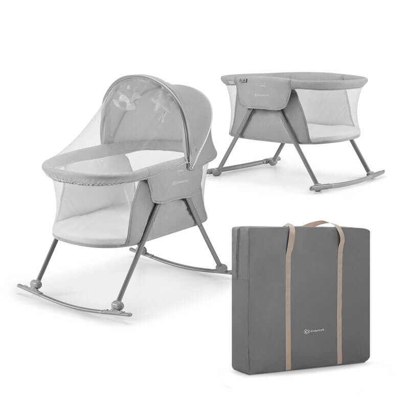 Berceau pliable Lovi Gris Kinderkraft utilisations