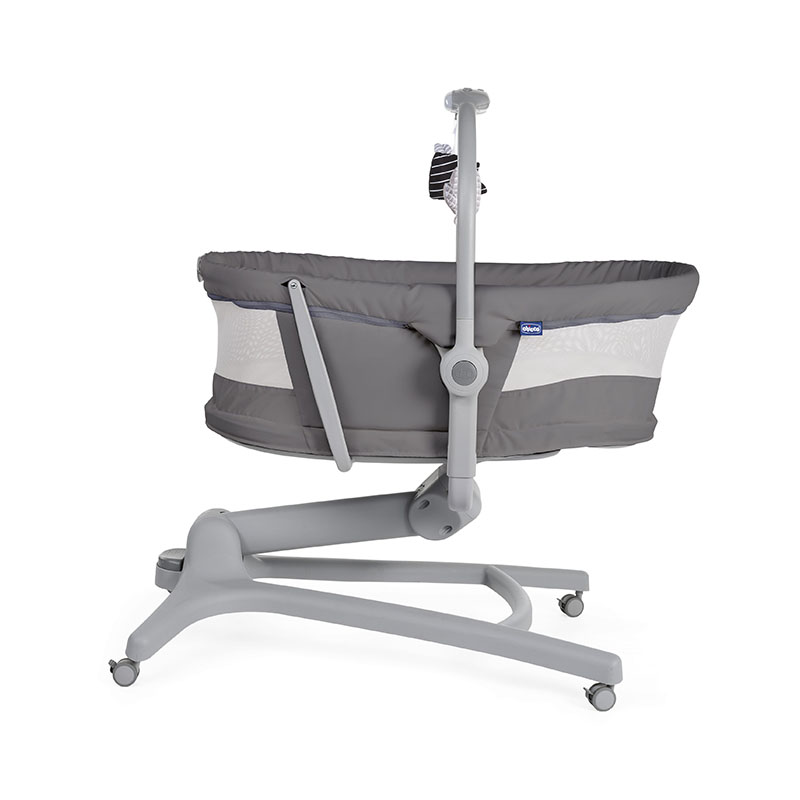Berceau/Transat Évolutif Baby Hug 4in1 Air Dark Grey Chicco hauteur