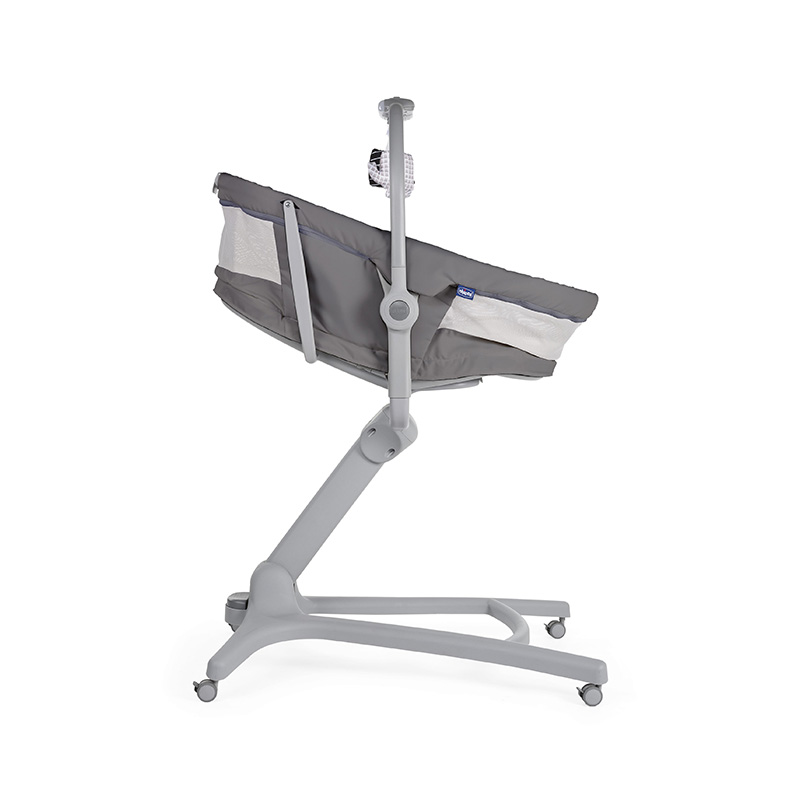 Berceau/Transat Évolutif Baby Hug 4in1 Air Dark Grey Chicco profil transat