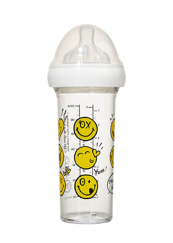 Biberon 210 ml 0m+ Smiley Le Biberon Français focus