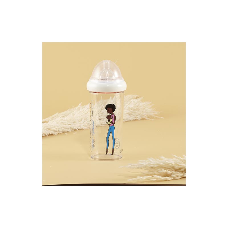 Biberon 360 ml 6m+ Maman-bébé Afro Le Biberon Français Ambiance