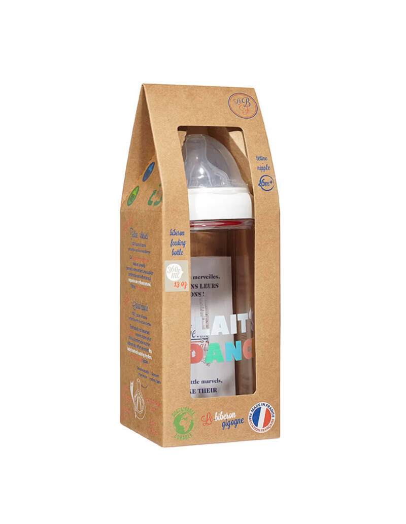 Biberon 360ml 6m+ Lait's Dance Le Biberon Français package