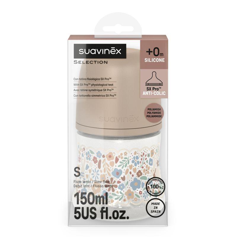 Biberon Polyamide150ml Tetine Sxpro S Wonderland Liberty beige SUAVINEX packaging