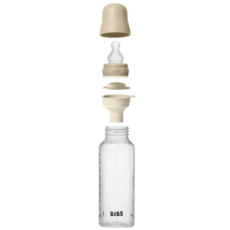 Biberon PP sans BPA NUIT phosphorescent rond Silicone 270ml Débit moyen Vanilla BIBS assemblage