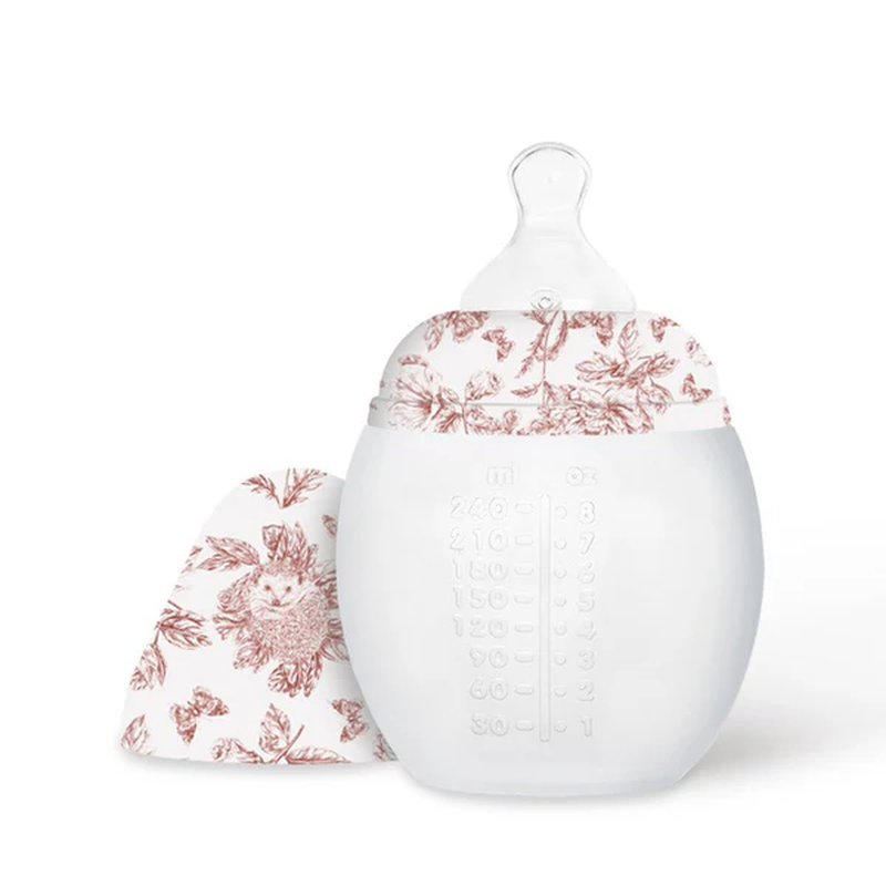 Biberon Tartine & Chocolat Toile de Jouy Rose 240 ml Elhee biberon