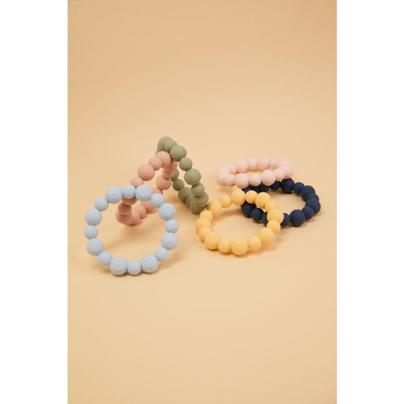 BIBS Anneau de dentition perles silicone toutes les couleurs