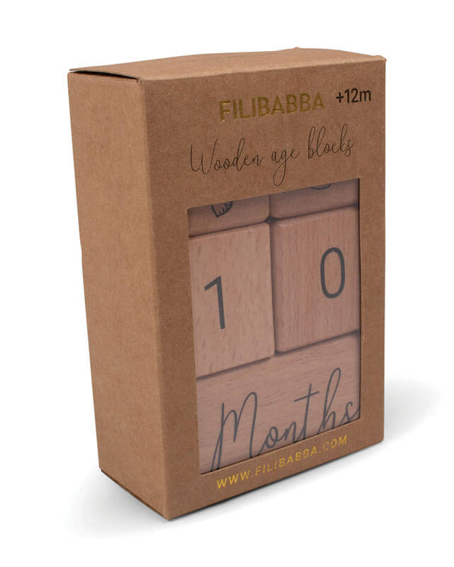 Blocs en bois marquage d'âge Filibabba pack