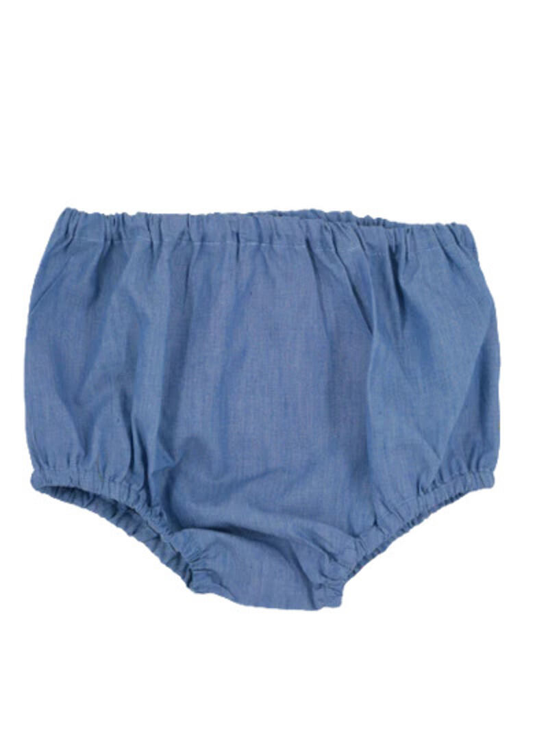 Bloomer Alice en cotton blu (light denim) Loir produit face